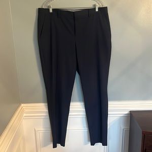 Express Slim Stretch Wrinkle Resistant Dress Pants Navy in color Size 36x32